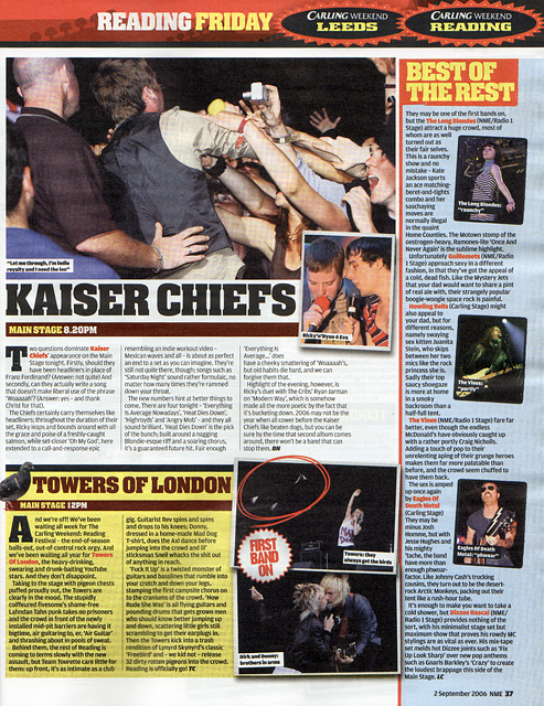 Kaiser Chiefs & Towers Of London